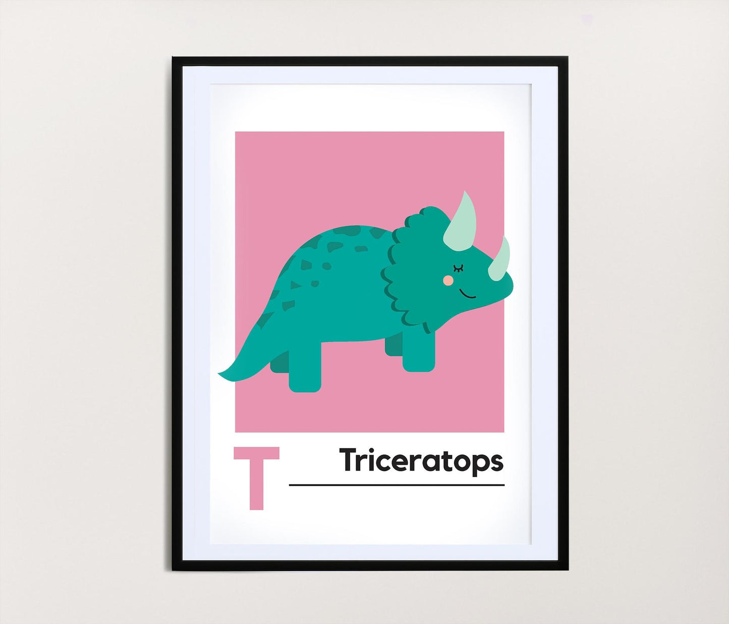 Triceratops Print