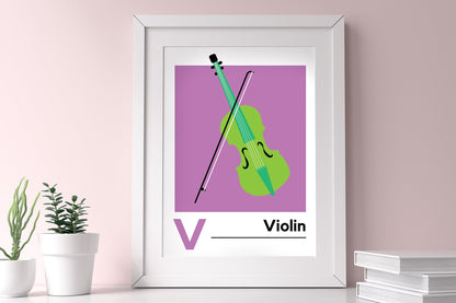 Violin Print