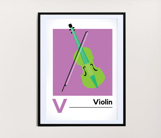 Violin Print