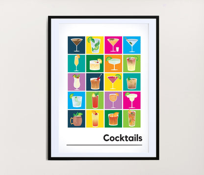 Cocktails Print