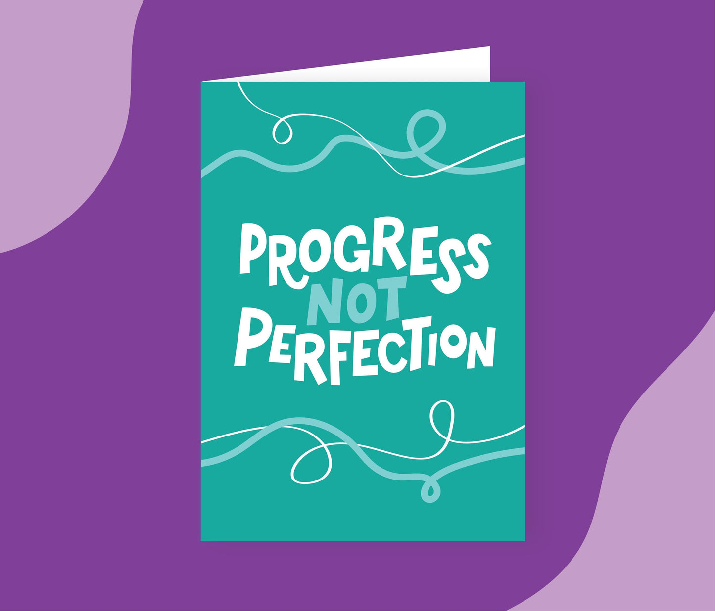 Progress Not Perfection Card