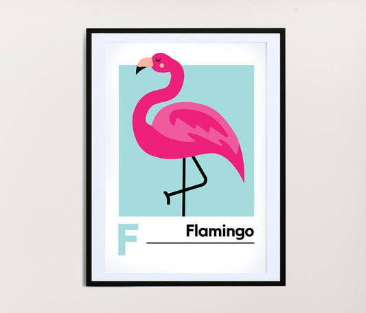 Flamingo Print