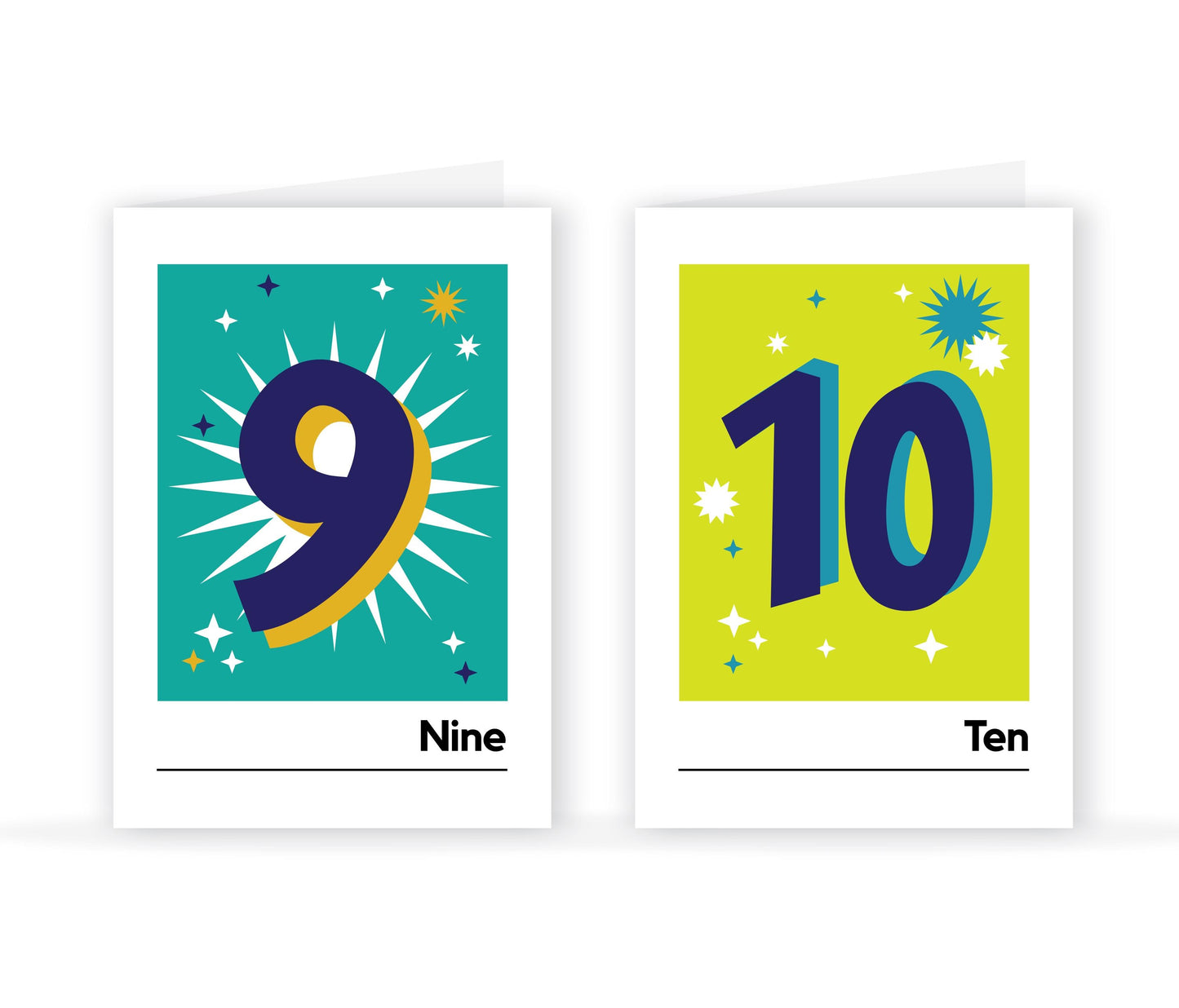 Age Birthday Card / 1-10