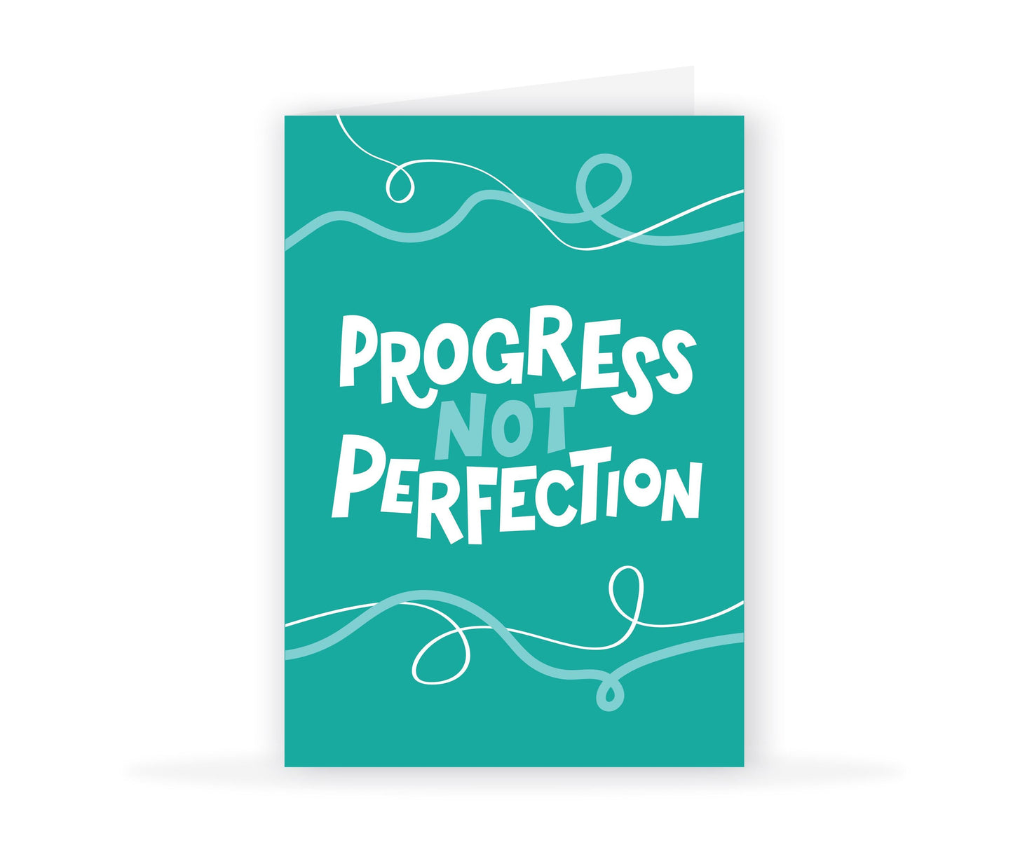 Progress Not Perfection Card