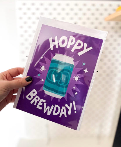 Hoppy Brewday Card