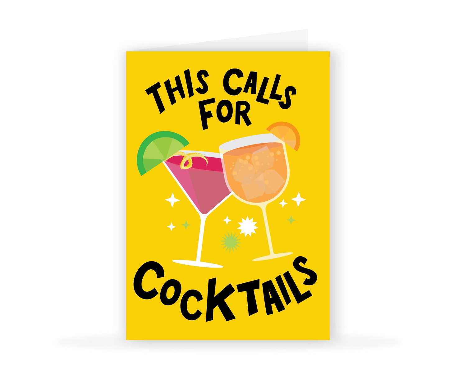 This Calls For Cocktails Card