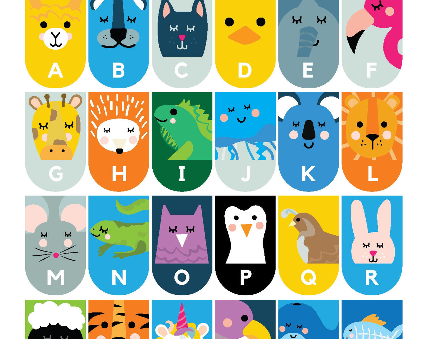 Animal Alphabet Print