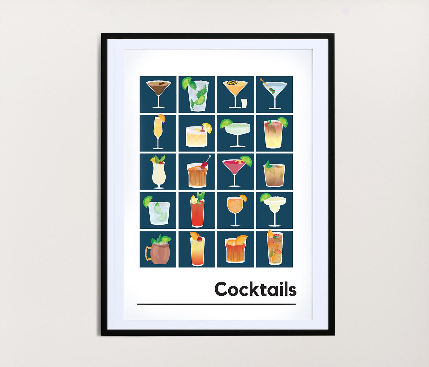 Cocktails Print