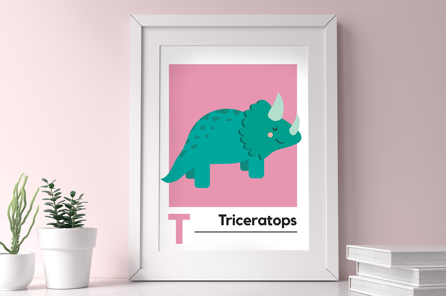 Triceratops Print