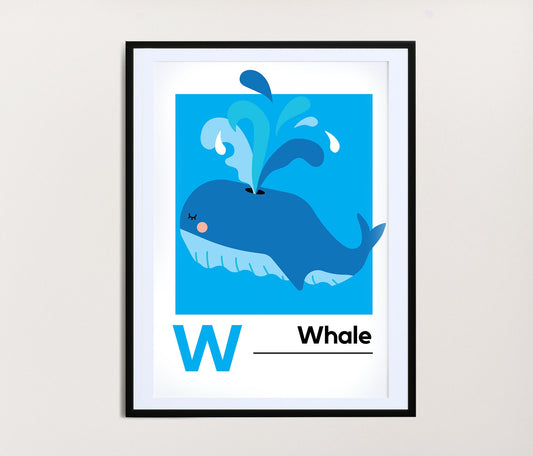 Whale Print