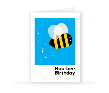 Hap-bee Birthday Card