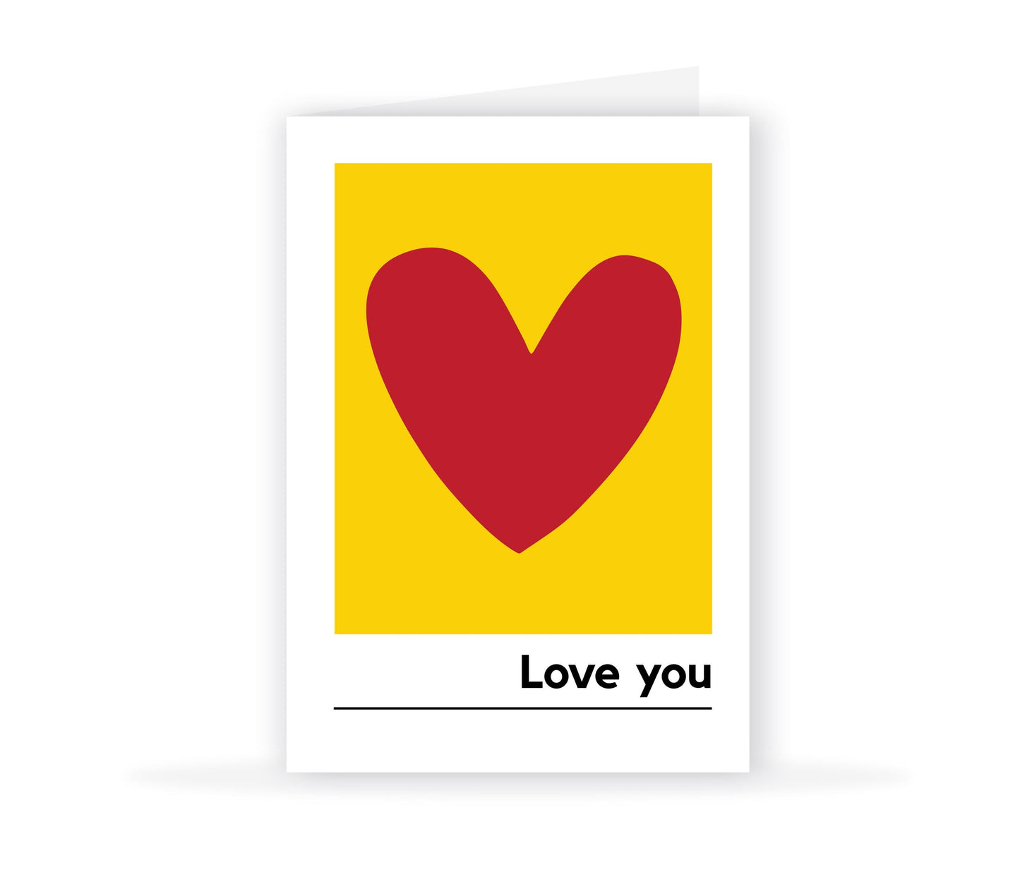 Love You Heart Card