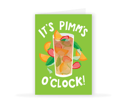 It's Pimms O'Clock Card