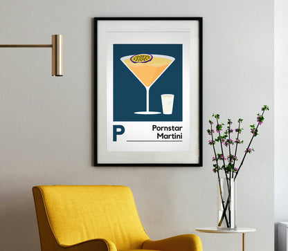 Pornstar Martini Print