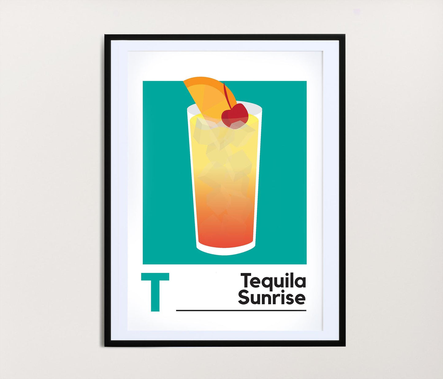 Tequila Sunrise Print