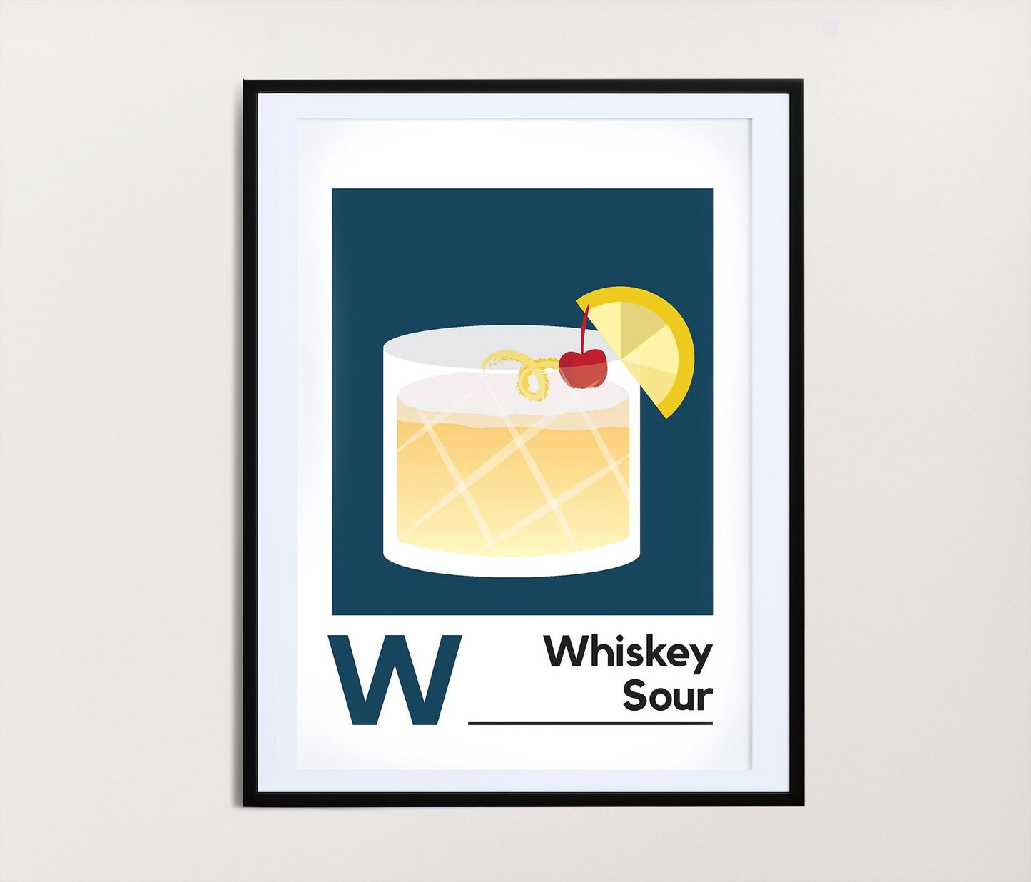 Whiskey Sour Print