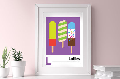 Lollies Print