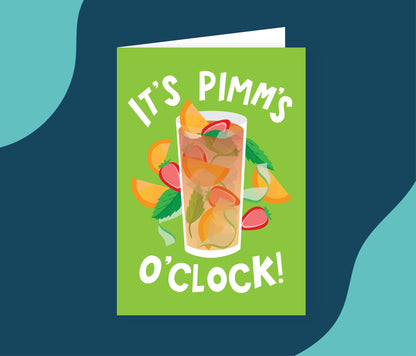 It's Pimms O'Clock Card