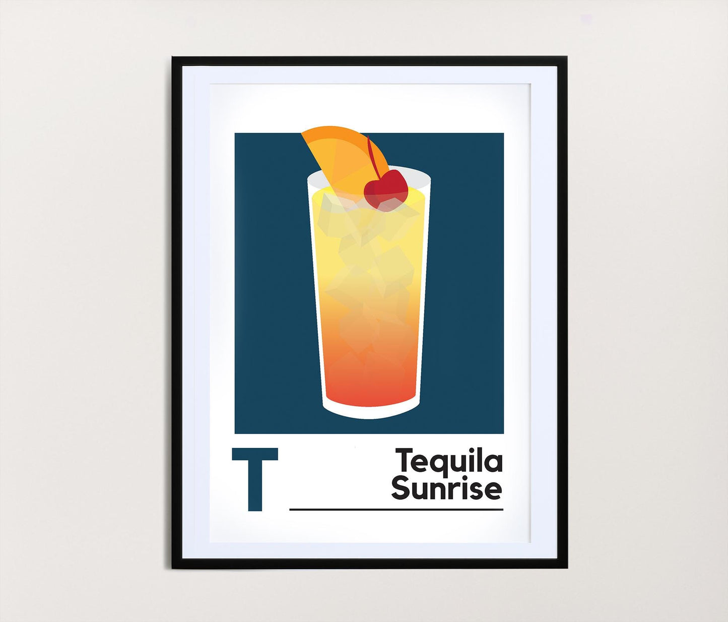 Tequila Sunrise Print