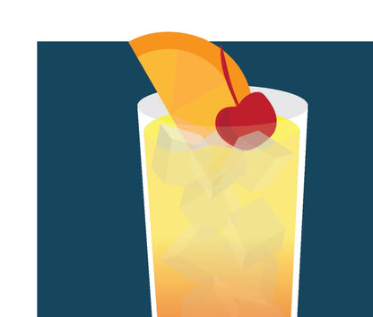 Tequila Sunrise Print