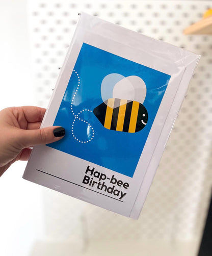 Hap-bee Birthday Card