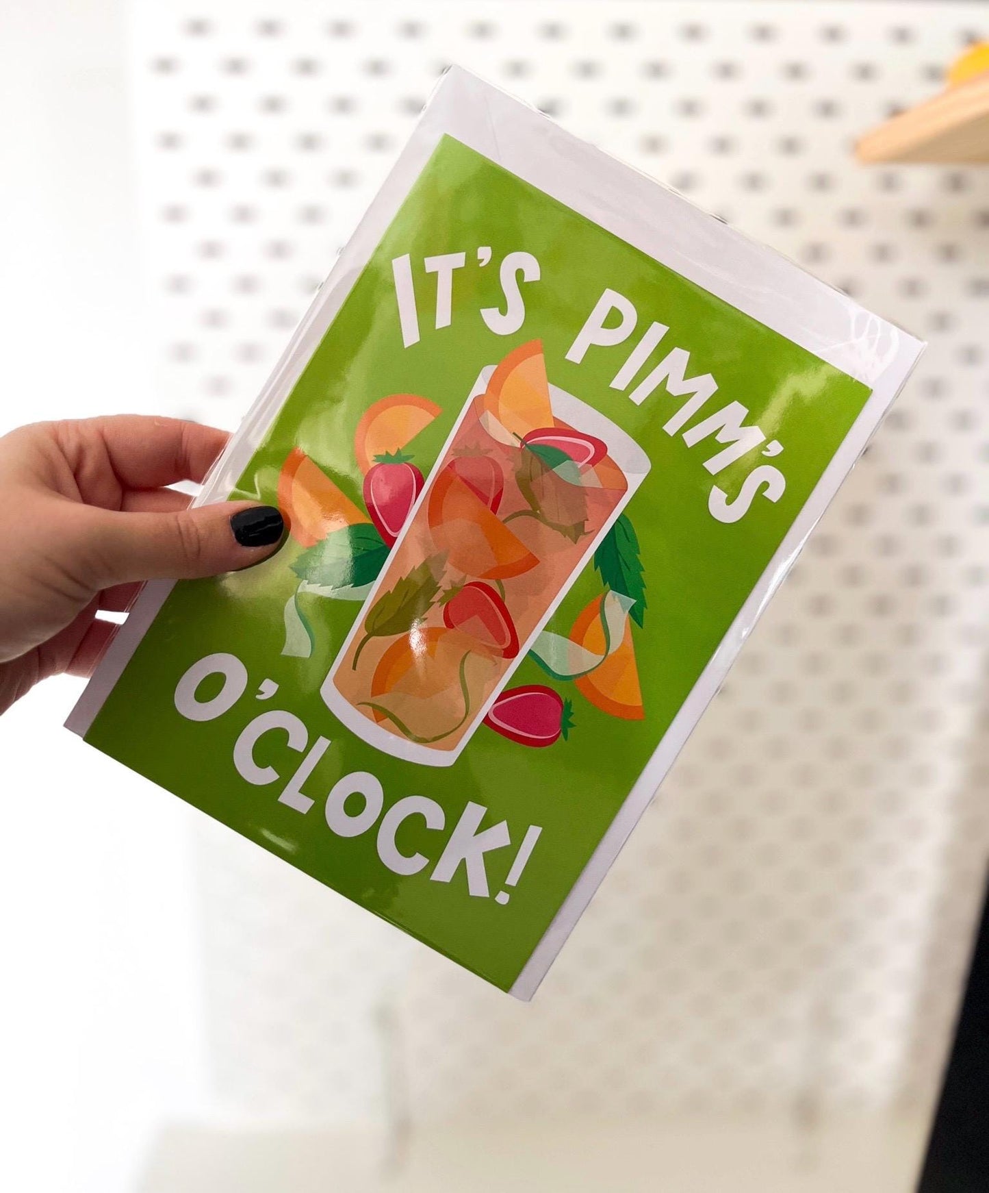 It's Pimms O'Clock Card