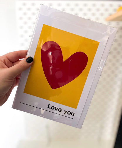 Love You Heart Card