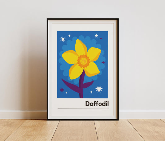 Daffodil Print / March Birth Month