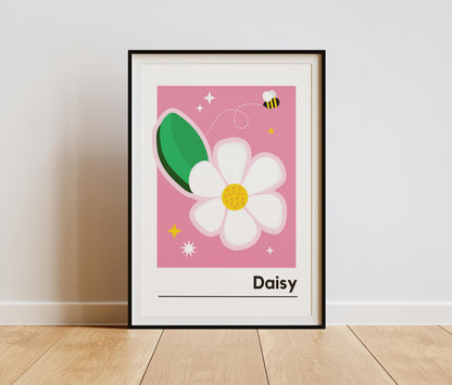 Daisy Print / April Birth Month