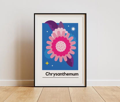 Chrysanthemum Print / November Birth Month