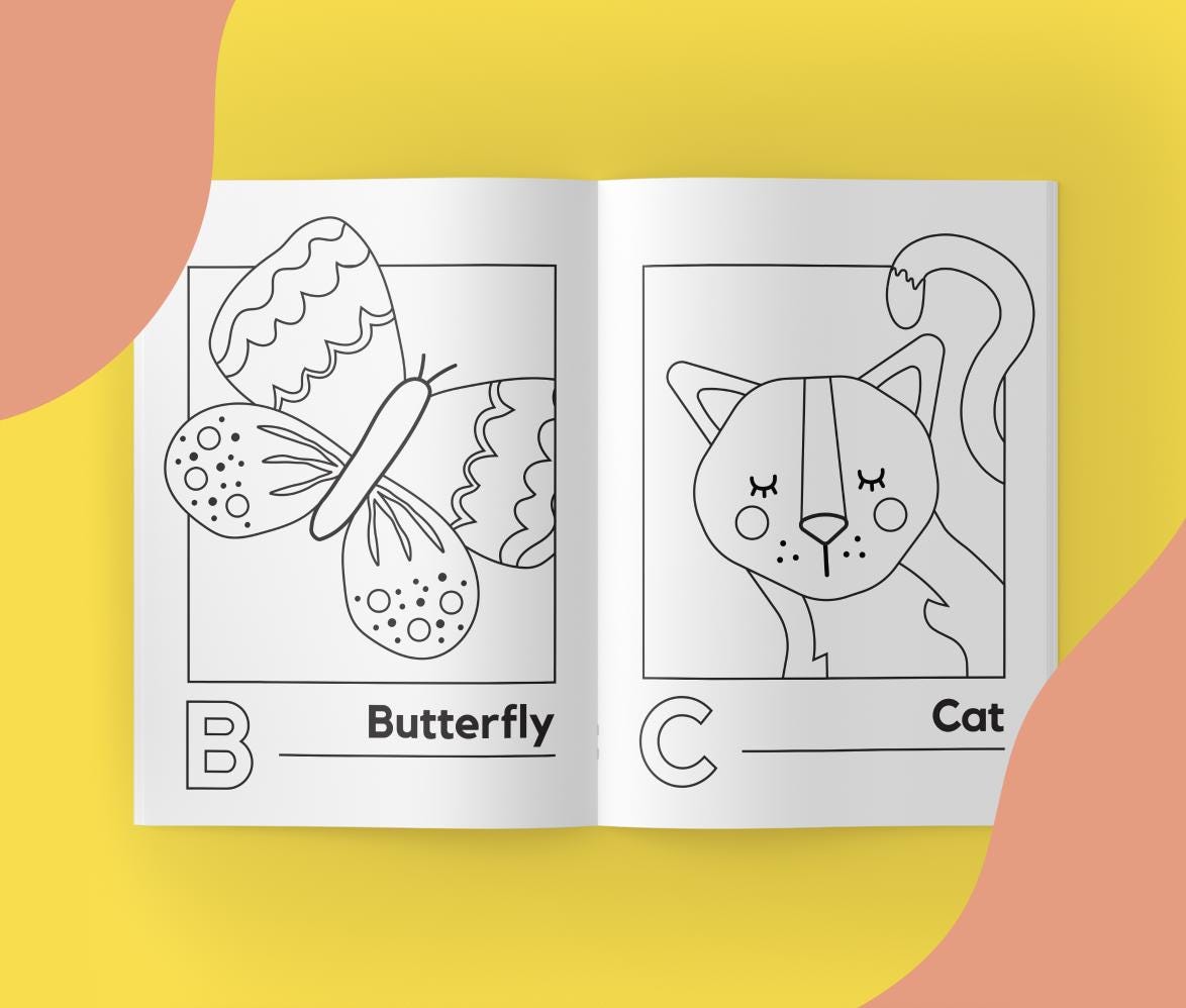 Alphabet Colouring Book