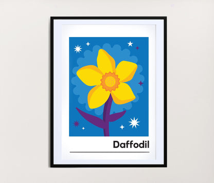 Daffodil Print / March Birth Month