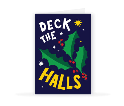 Deck the Halls Card